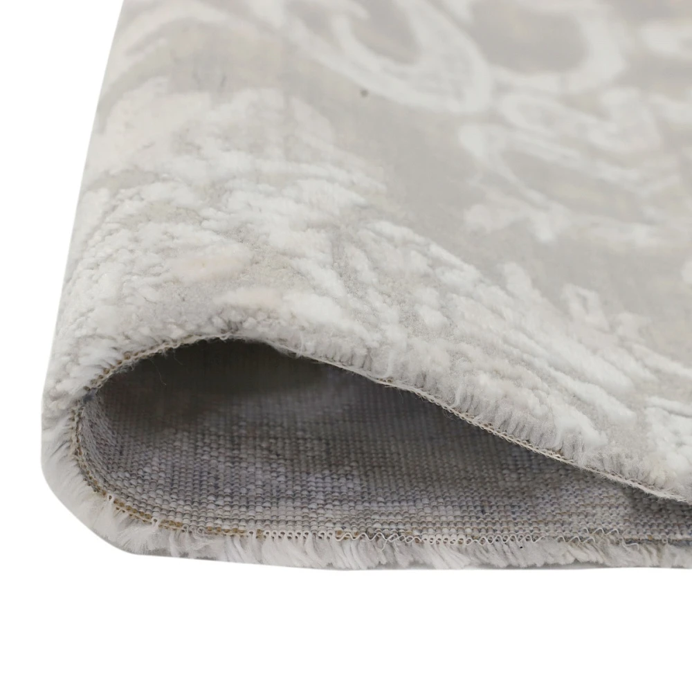 Ковролин Mers Victoria Lux 04660A 56-Z8ZS L.Grey/Cream (нарезка 2 м)